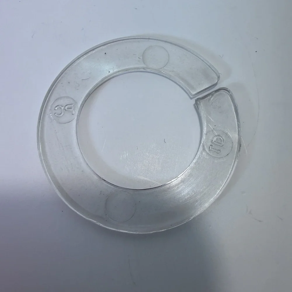 Dyson DC33 Clear Circlips Brush Replacement Part Pivot Head Clips Pair Washers 2